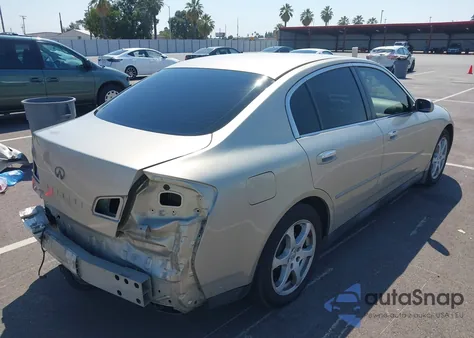 2004 Infiniti G35 z USA, uszkodzony, nr VIN JNKCV51E24M613224